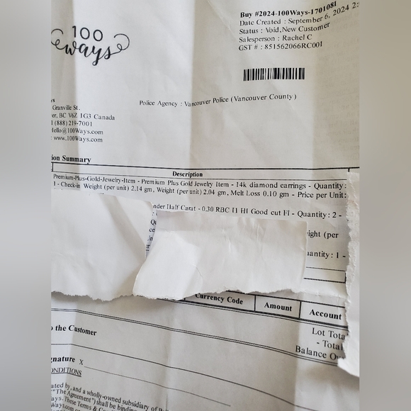 Peoples diamond natural 1 ctw 14k gold - Picture 9 of 9